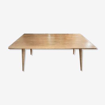 Table rectangulaire bois massif style scandinave