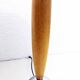 Lampe de table en hêtre et métal chromé