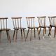 ensemble de 12 chaises de salle à manger en chêne