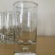 Set of 8 vintage glasses with bubble base