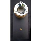 Modernist copper ashtray with shelf, 1960.