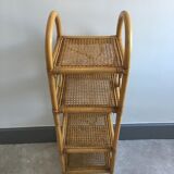 Rattan shelf