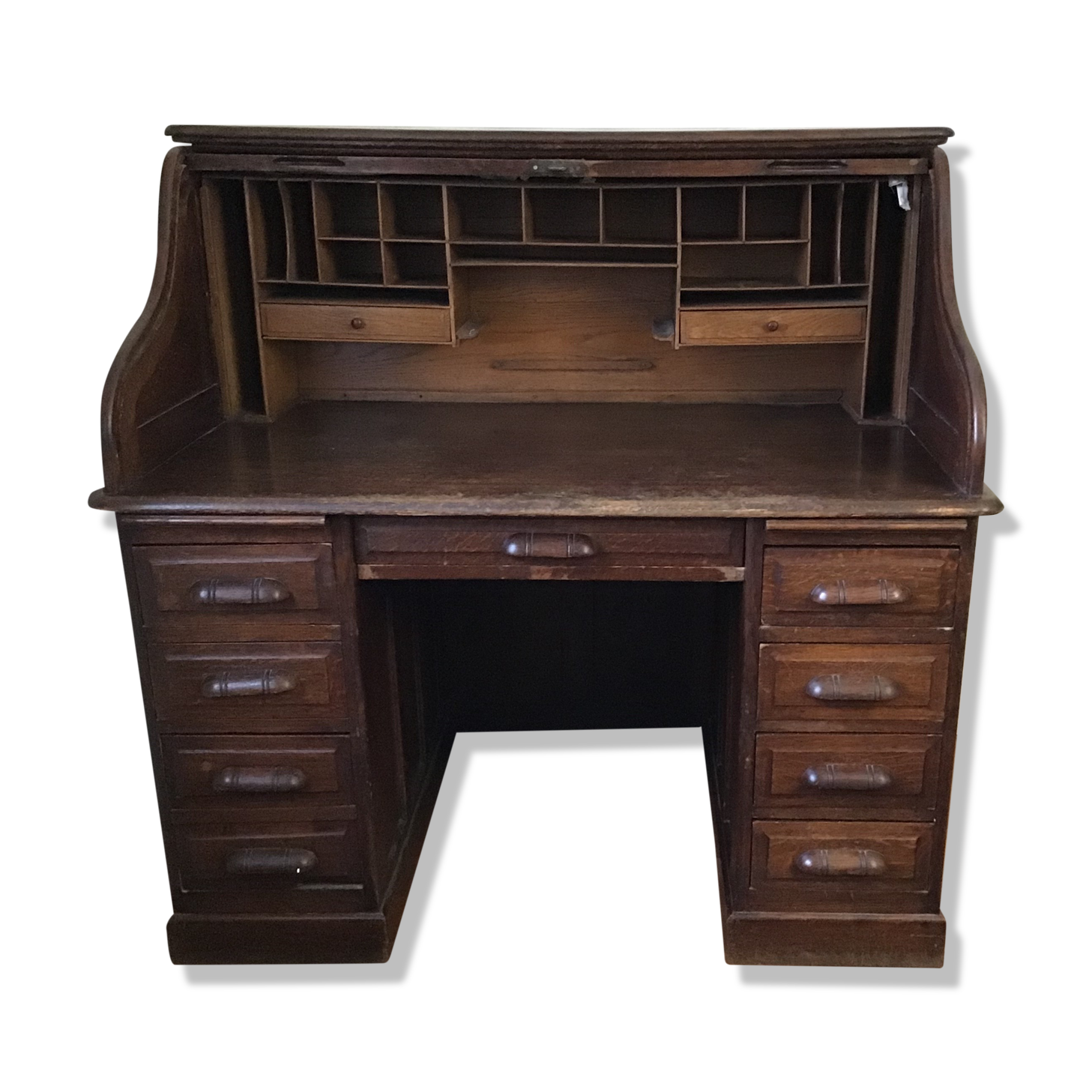 American s-curtain desk