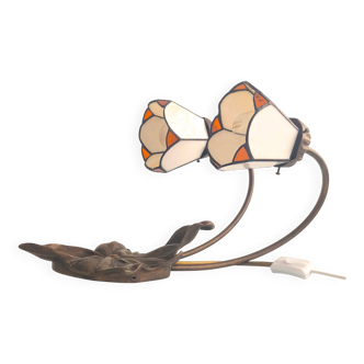 Tiffany Style French Art Nouveau Lamp