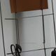 Former metal newspaper display