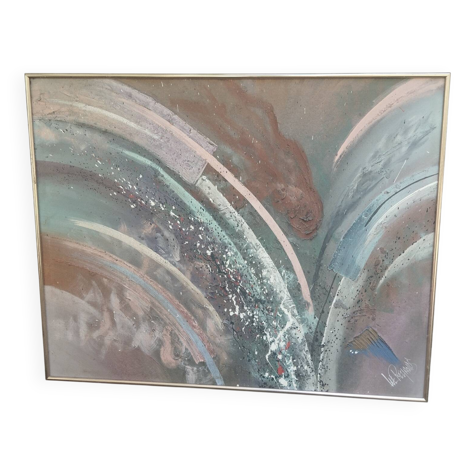 Contemporary oil painting on canvas