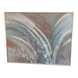 Contemporary oil painting on canvas