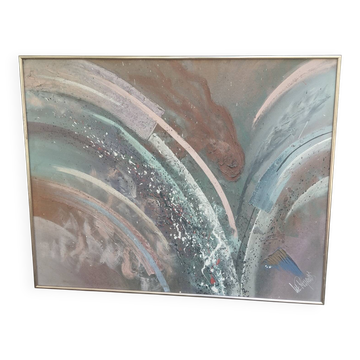 Contemporary oil painting on canvas