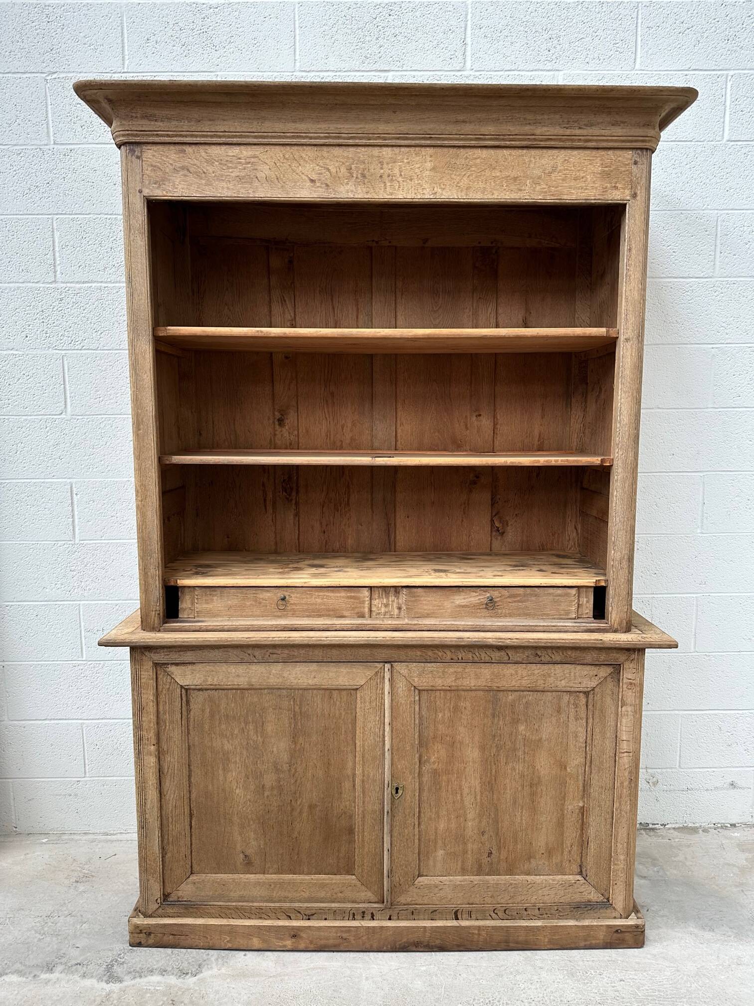 Oak dresser Late 19th century