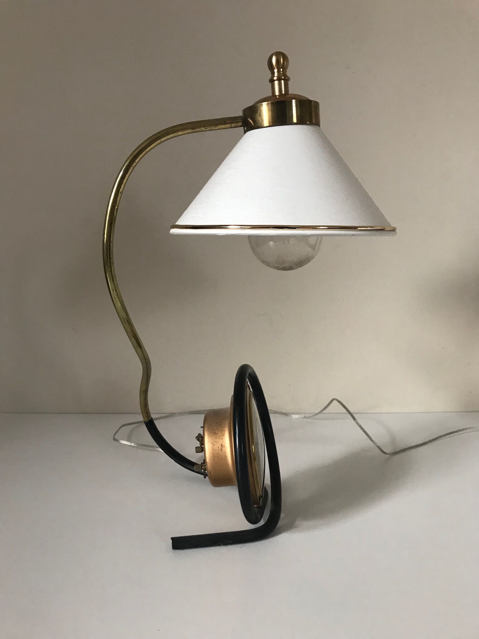 Lamp alarm clock vintage 60s bayard