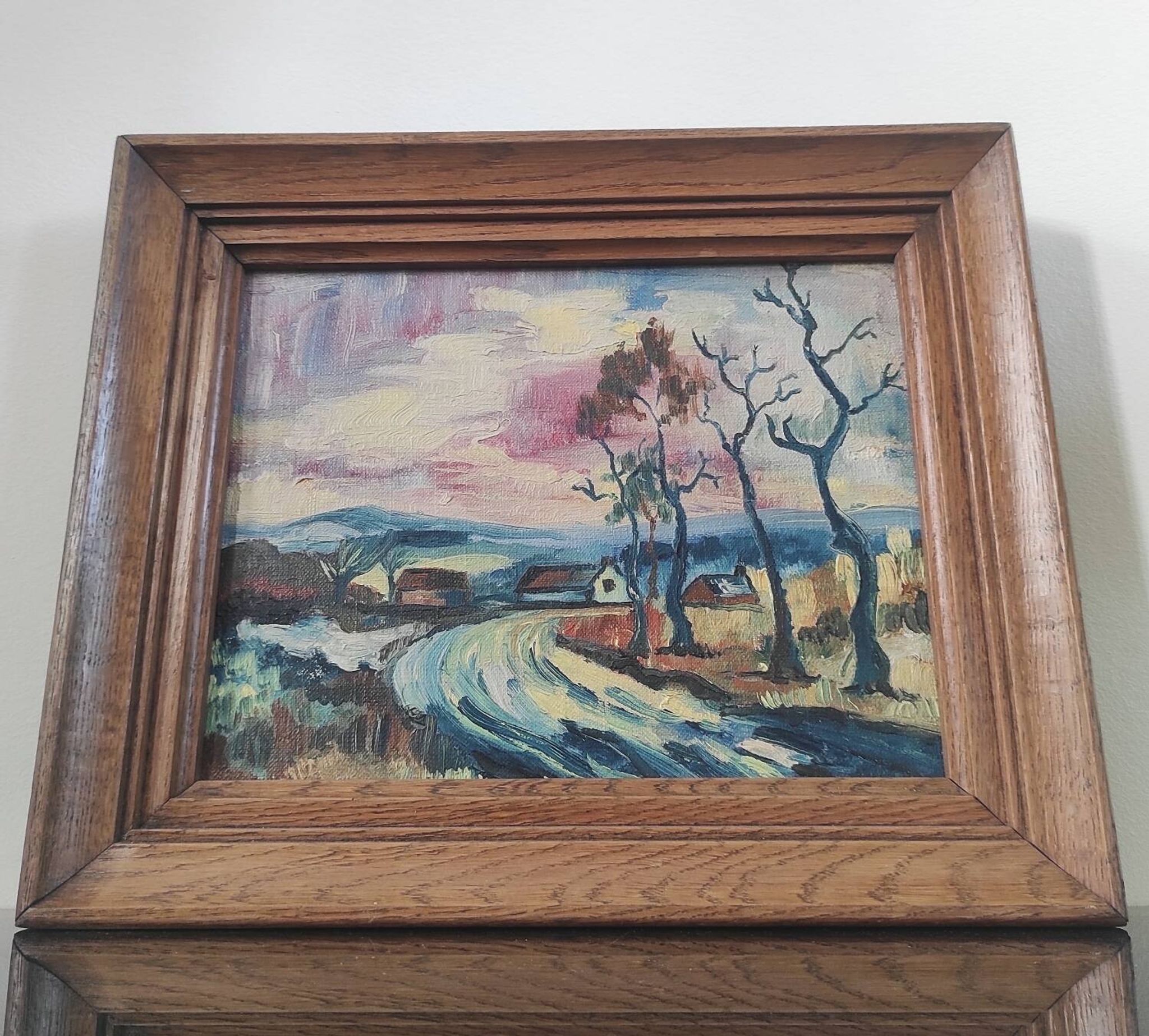 Ancient painting - Expressionist landscape