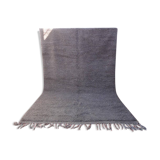United gray carpet Beni Ouarain woollen Moroccan Berber 288 x 195 cm