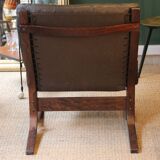 Fauteuil Siesta, Ingmar Relling, cuir anthracite