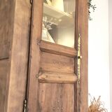 DELPHINE - Solid wood bonnetière wardrobe