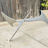 Elliptical coffee table by Knut Hesterberg