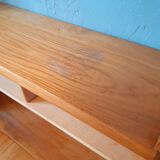 Wall-mounted oak desk from the 1950s.