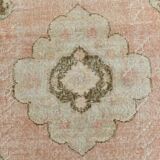 3x12 Vintage Blush Pink Classic Persian Runner Rug, 90x358Cm