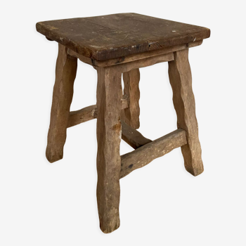 Tabouret de ferme ancien