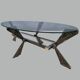 Table basse ovale Art Déco, 1940