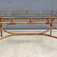 Table en rotin vintage