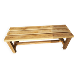 Petit banc en chêne brut