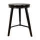 Tabouret tripode industriel métal et bois