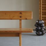 Mid century Swedish pine bench, made by Carl Malmsten for Karl Andersson & Söner, 1960s
