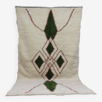 Handmade wool Berber rug 260 X 150 CM