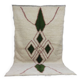 Handmade wool Berber rug 260 X 150 CM