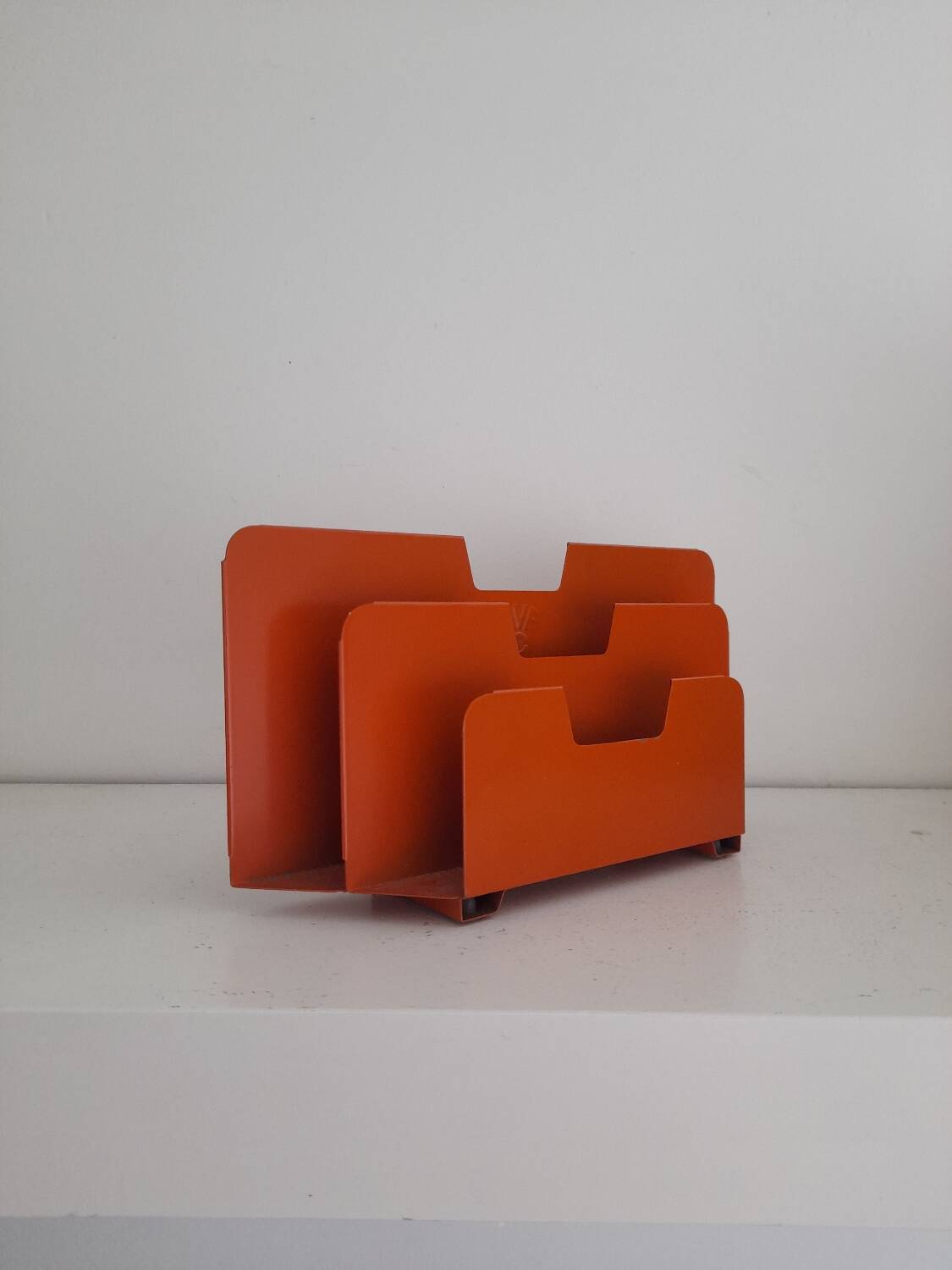 Nvf metal letter mail holder from the 60s