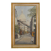 Paul Lambert (1910 - 1970) Oil on canvas depicting a view of Montmartre.
