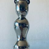 Eglomise glass candle holder