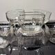 Daum cups 9p. Venetian Ribs
