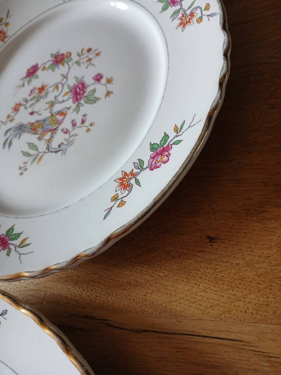 5 old Moulin des loups flat plates