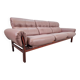 Vintage Teak Leather Sofa from Coja, Netherlands, 1960s