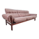 Vintage Teak Leather Sofa from Coja, Netherlands, 1960s