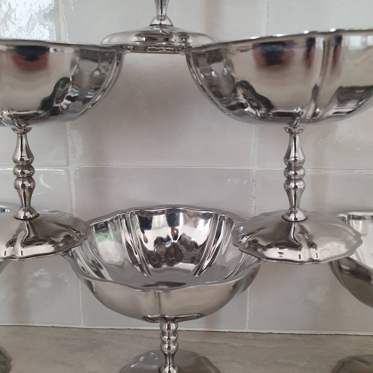 6 Stainless Steel Dessert Cups