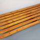Pair of vintage  Perriand style  pine benches