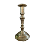 Antique brass candle holder