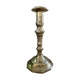 Antique brass candle holder