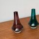 Vases en verre 1379 Mid-Century par Tamara Aladin pour Riihimäki, Finlande, années 1960, lot de 2