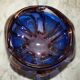 Decorative glass floral bowl