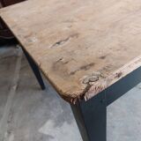 Table de ferme ancienne 2 tiroirs, 1m45