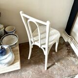 White beech bistro chair