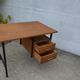 Bureau en bois et métal des années 60
