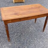Old oak table or desk 2 drawers