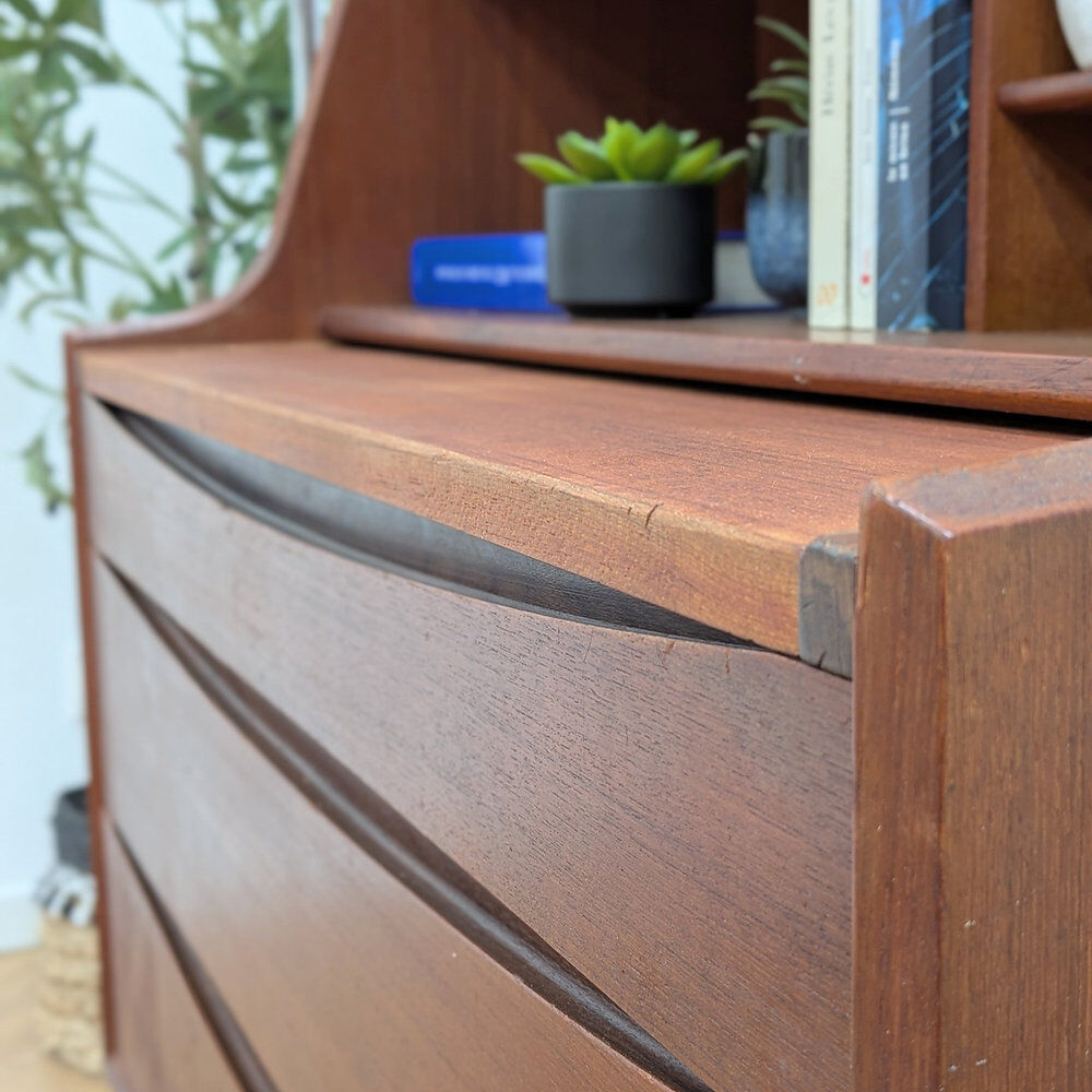 Danish secretary hairdresser Arne Vodder for Olholm in teak.