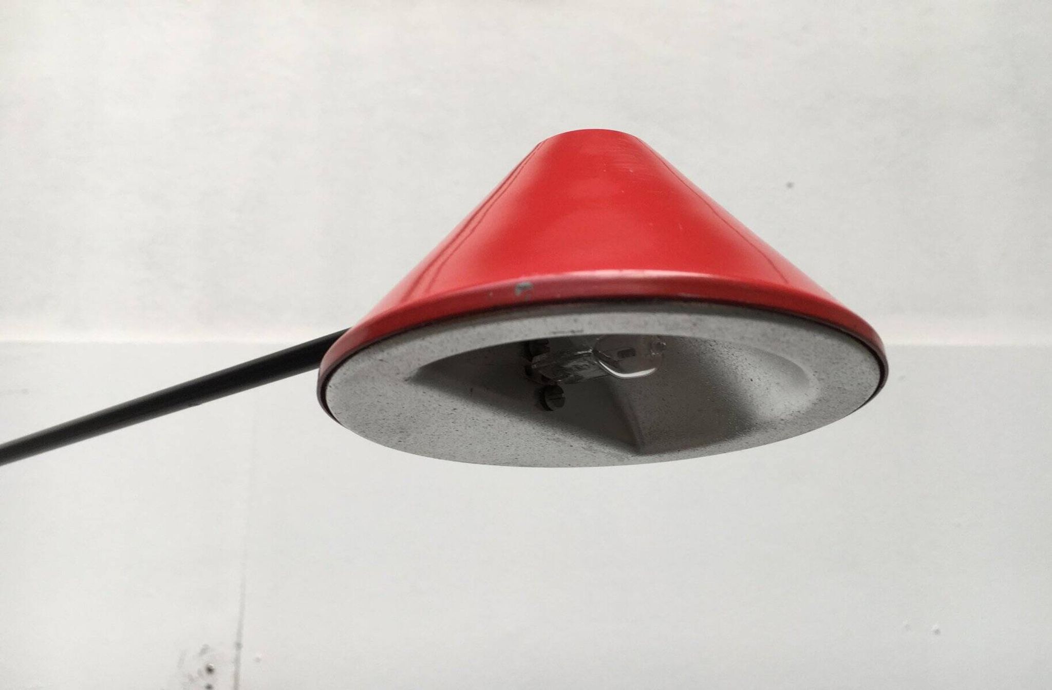 Lampe sur pied postmoderne allemande vintage de Honsel