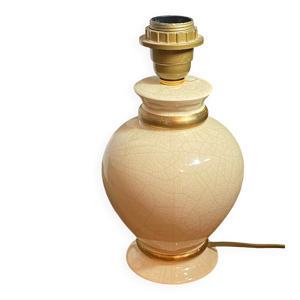 Pied de lampe en céramique - dauphin