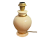 Pied de lampe en céramique craquelée  Le Dauphin